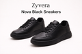 Zyvera Nova Black Sneakers
