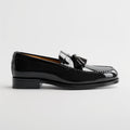 Zyvera Elite Tassel Loafer — Midnight Patent Leather