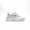 Zyvera "Cloud-Z" Chunky Lifestyle Sneaker — Bone White